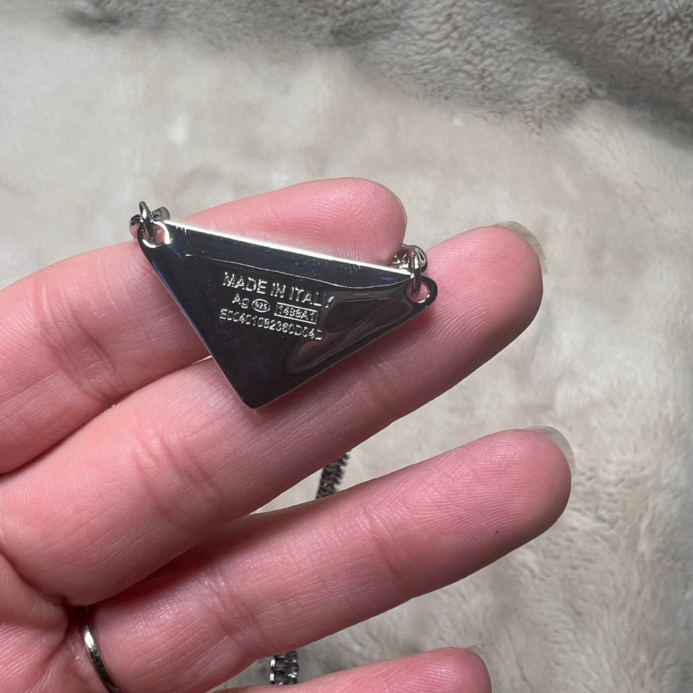 Prada Black and Silver Necklace - Picture 4 of 5